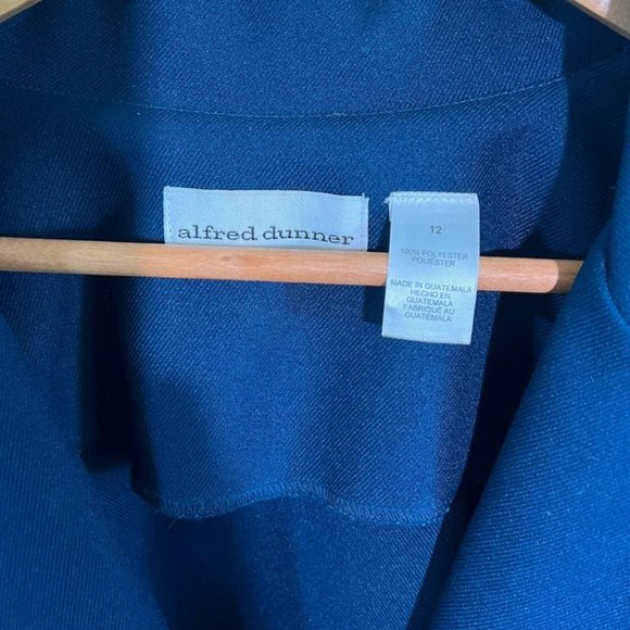 Alfred Dunner Classic Blue Blazer Jacket Size 12 - Picture 9 of 9